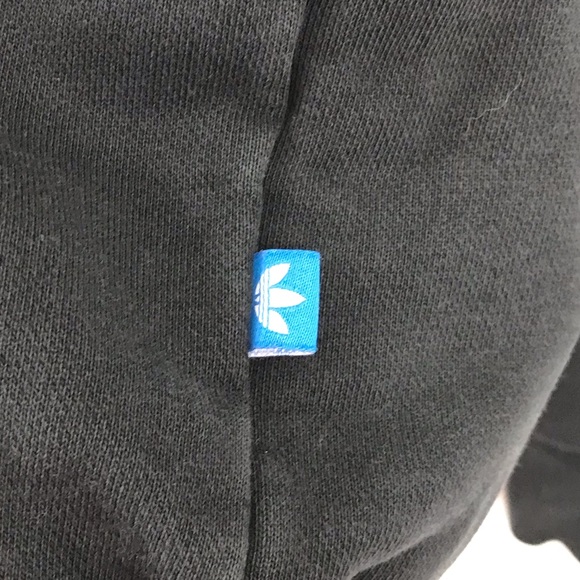 Adidas Black Trefoil Crew Sweatshirt - Picture 4 of 6